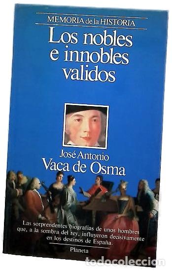 Libros: Los nobles e innobles validos