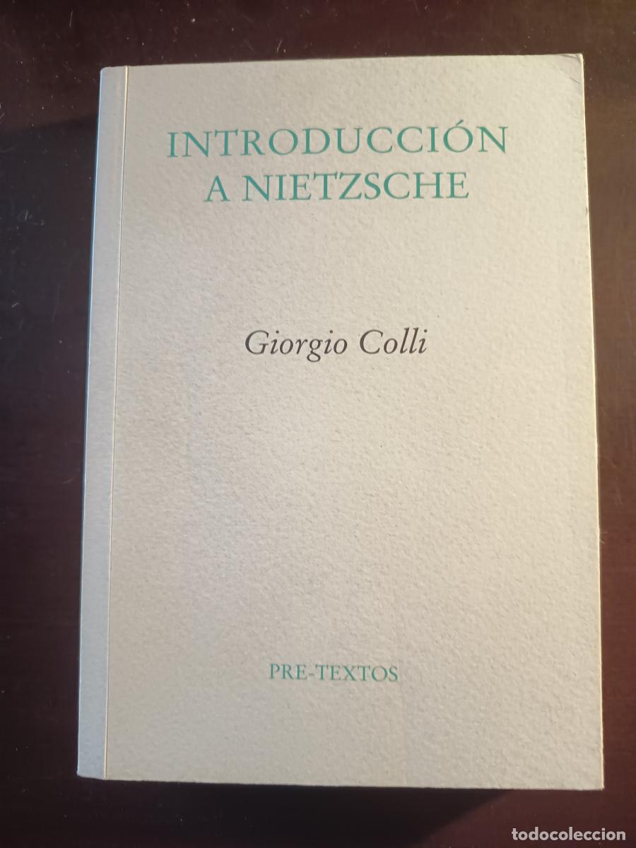 Livros em segunda m&atilde;o: &nbsp;Introducci&oacute;n a Nietzsche - Giorgio Colli