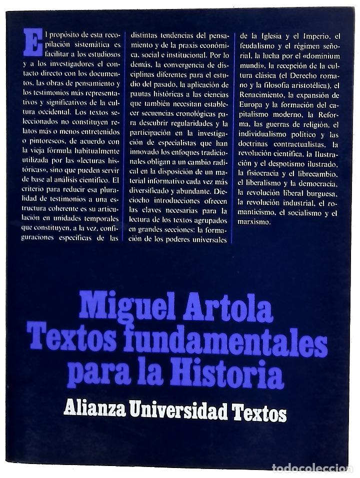 Libros: Textos fundamentales para la historia