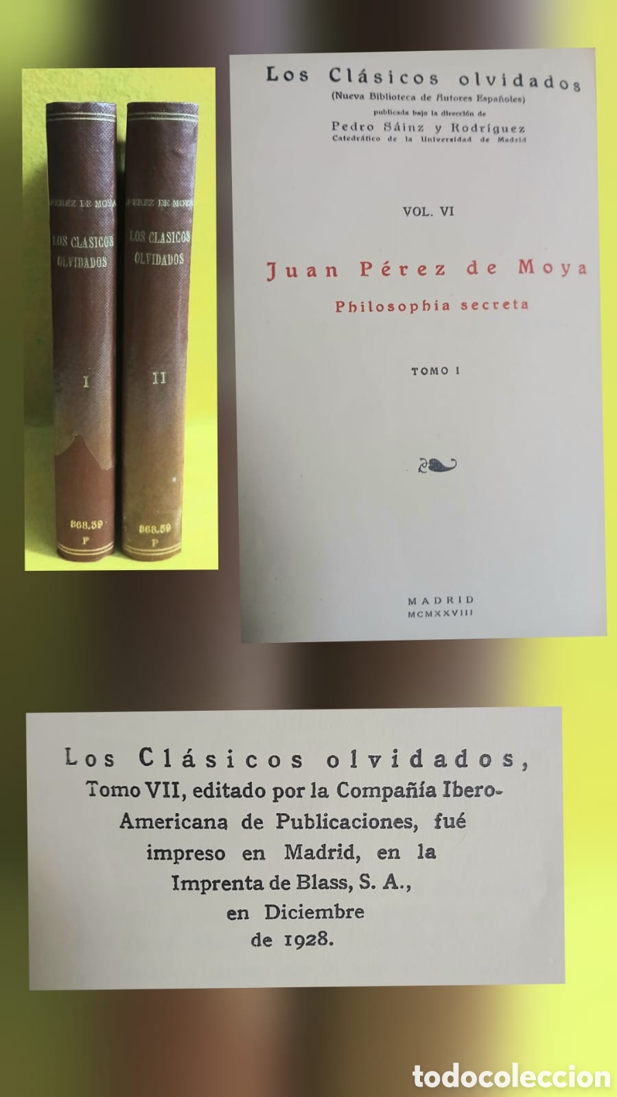 Libros: philosophia secreta, Juan P&eacute;rez de Moya