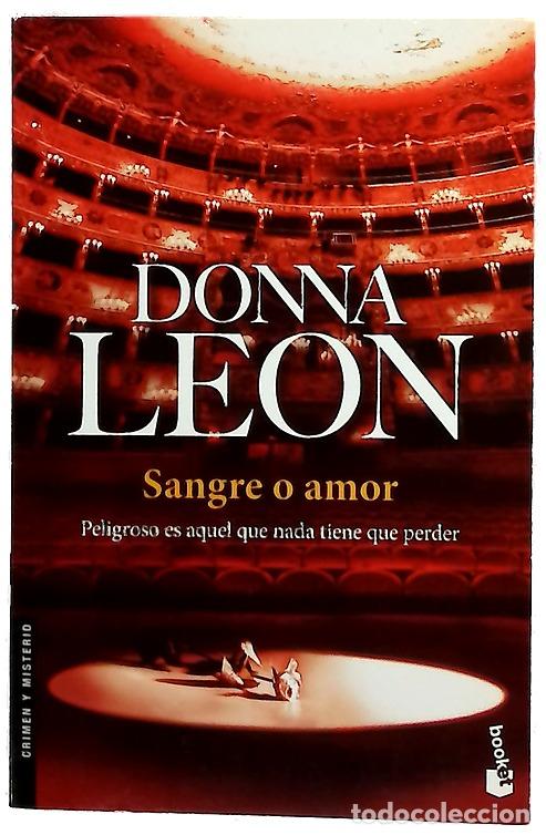 Libros: Sangre o amor - Leon, Donna; Figueroa Evans, Maia