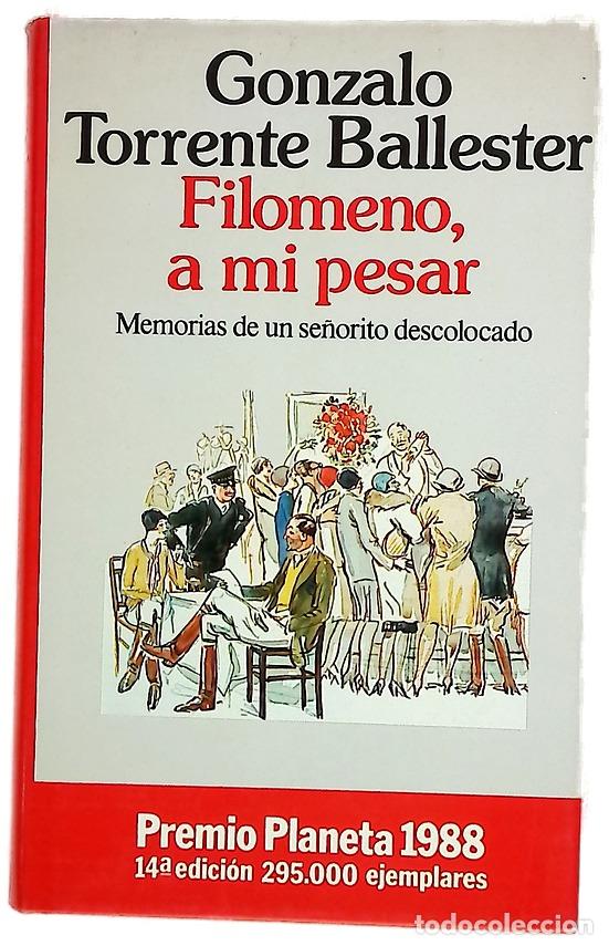 books: Filomeno, a mi pesar memorias de un se&ntilde;orito descolocado