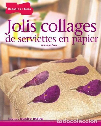Livros em segunda m&atilde;o: Jolis collages de serviettes en papier- 9782047201916