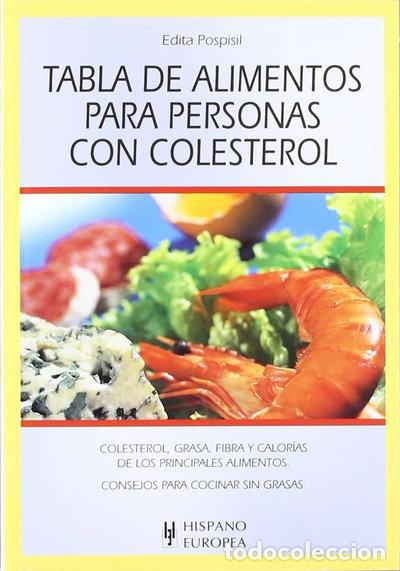 books: Tabla de alimentos para personas con colesterol- 9788425514630