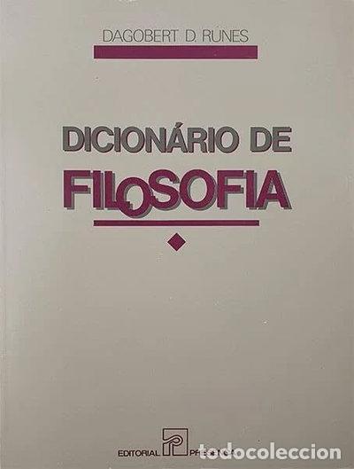 Livres: Dicion&aacute;rio de Filosofia- 9789722312851