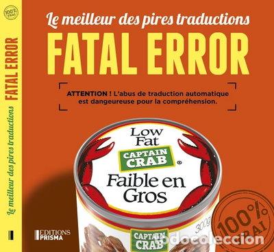 books: Fatal error: Le meilleur des pires traductions- 9782810422319