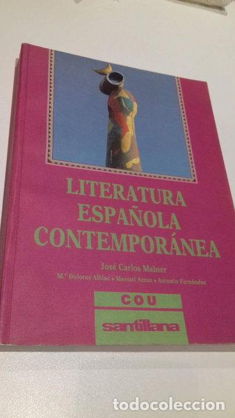 Libros: Literatura espa&ntilde;ola contempor&aacute;nea- 9788429434057