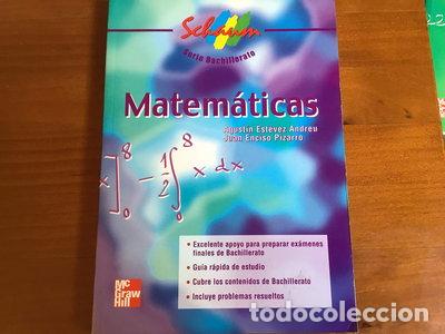 B&uuml;cher: Matem&aacute;ticas Bach Schaum- 9788448141462