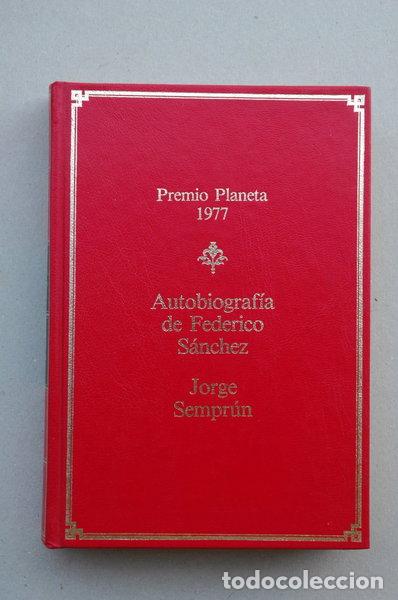 Libros: Autobiograf&iacute;a de Federico S&aacute;nchez- 9788432087554