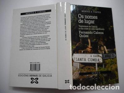 Livres: Os nomes de lugar- 9788475076881