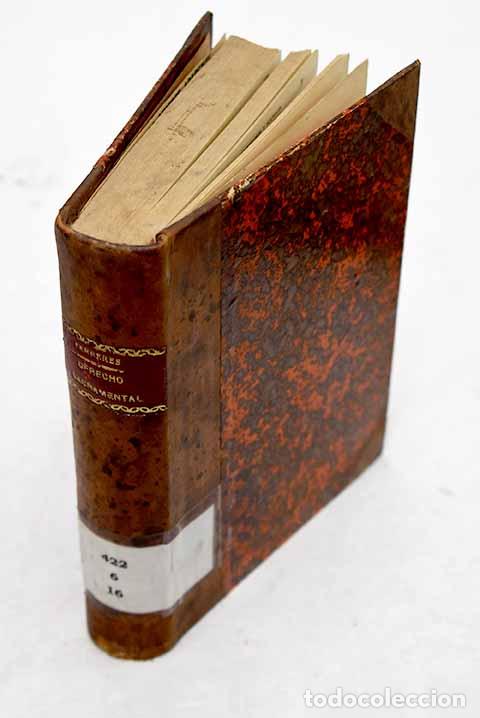 Libros: Derecho sacramental con arreglo al c&oacute;digo de P&iacute;o X, promulgado por Benedicto XV