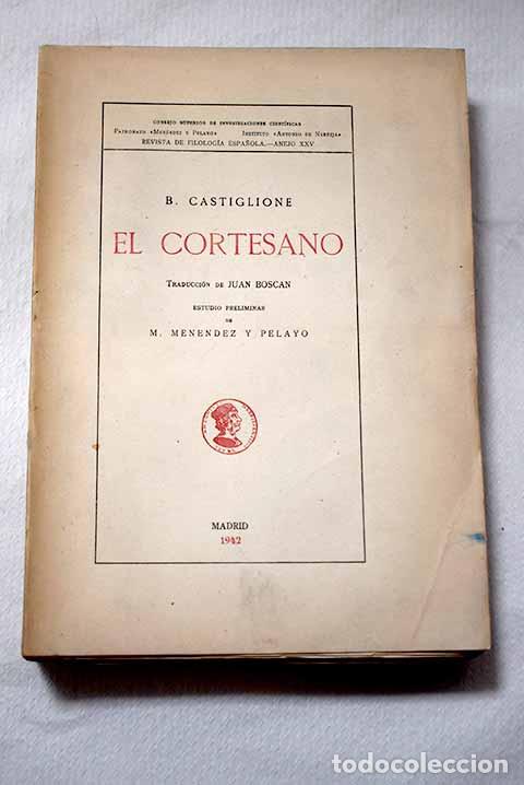 Livros em segunda m&atilde;o: El cortesano: Castiglione, Baldassarre.- Castiglione, Baldassarre