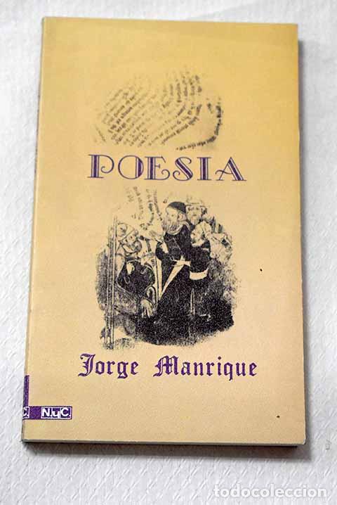 Libri di seconda mano: Poes&iacute;a: Manrique, Jorge.- Manrique, Jorge