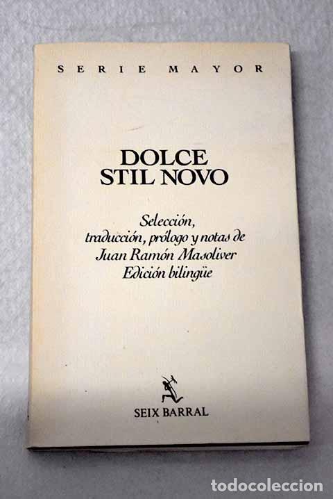 Libros: Dolce stil novo: : Seix Barral.