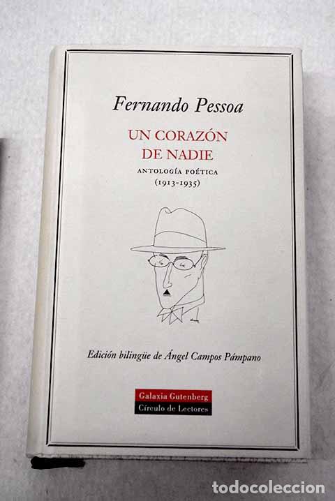 Libros: Un coraz&oacute;n de nadie: antolog&iacute;a po&eacute;tica (1913-1935).- Pessoa, Fernando
