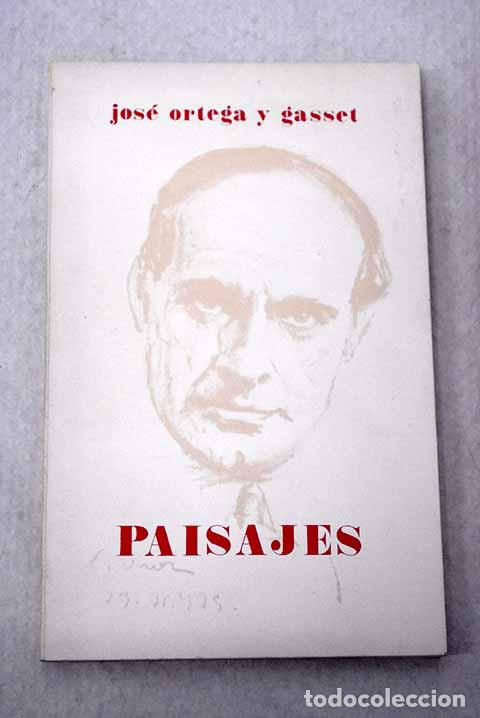 Libros: Paisajes: Ortega y Gasset, Jos&eacute;.- Ortega y Gasset, Jos&eacute;