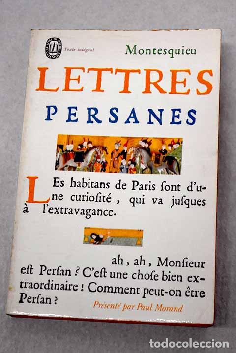 Livres: Lettres persanes: Montesquieu, Bar&oacute;n de.- Montesquieu, Bar&oacute;n de
