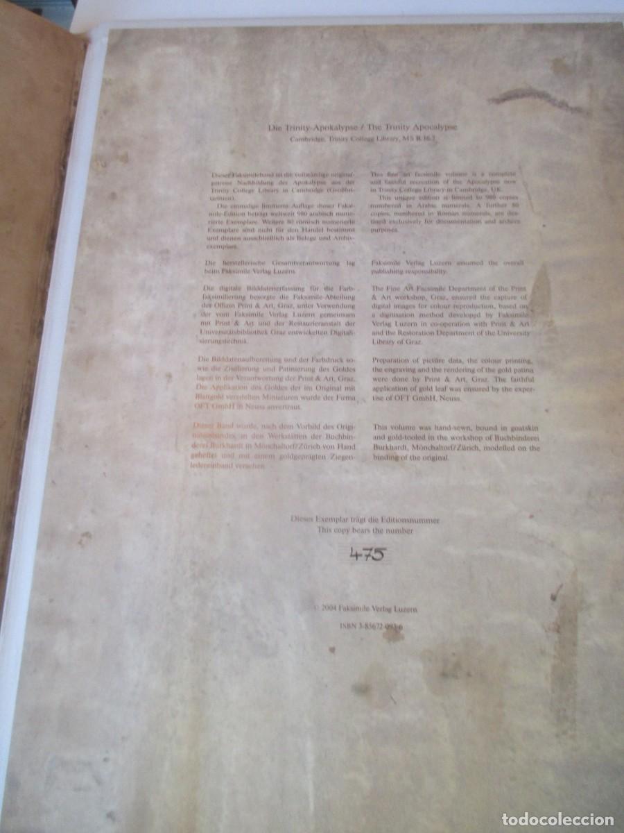 Libros: El Apocalipsis Trinity ( Facsimil + dos estudios, uno en espa&ntilde;ol y otro en ingl&eacute;s) W41293 - Foto 7