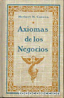 Libros: AXIOMAS DE LOS NEGOCIOS.