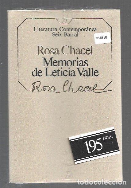 B&uuml;cher: MEMORIAS DE LETICIA VALLE - CHACEL, ROSA