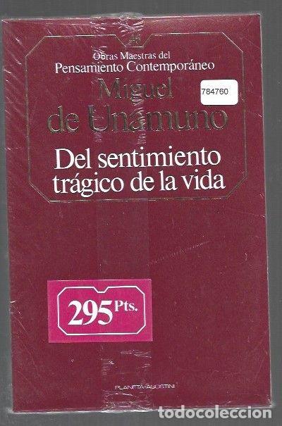 Livres: DEL SENTIMIENTO TRAGICO DE LA VIDA - UNAMUNO, MIGUEL DE