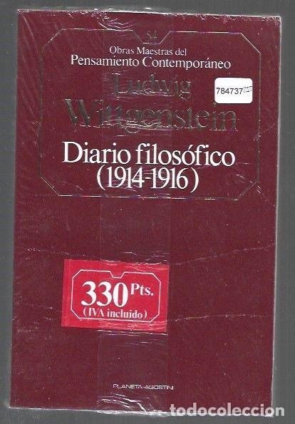 Livres: DIARIO FILOSOFICO (1914-1916) - WITTGENSTEIN, LUDWIG