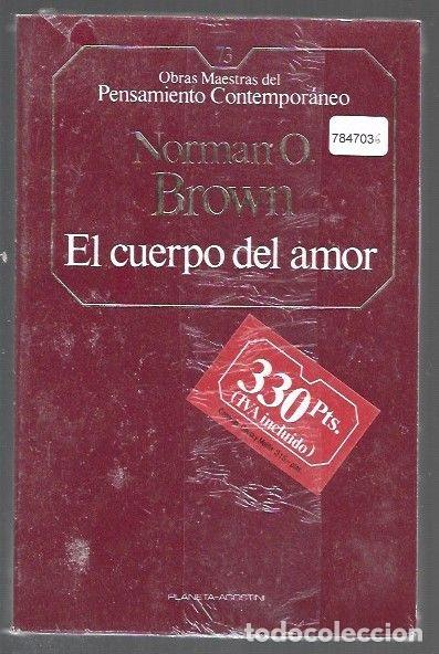 Libros: CUERPO DEL AMOR - EL - BROWN, NORMAN O.