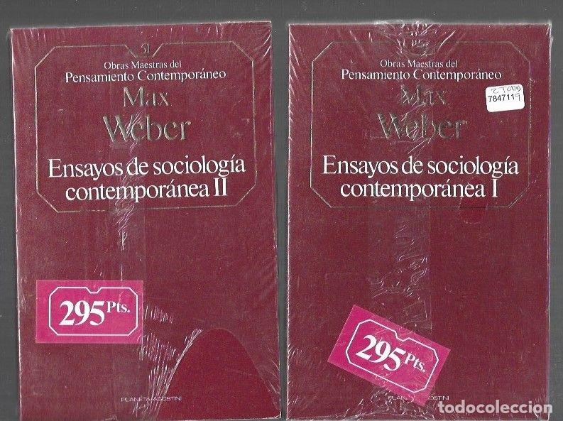 Livres: ENSAYOS DE SOCIOLOGIA CONTEMPORANEA (2 TOMOS) - WEBER, MAX