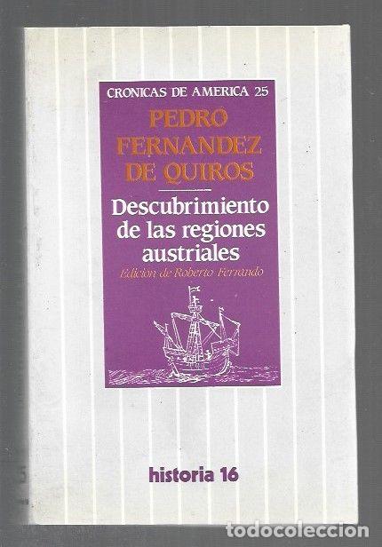 Libri di seconda mano: DESCUBRIMIENTO DE LAS REGIONES AUSTRIALES - FERNANDEZ DE QUIROS, PEDRO