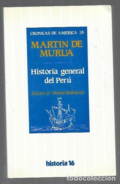 books: HISTORIA GENERAL DEL PERU - MURUA, MARTIN DE