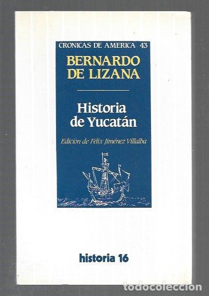 books: HISTORIA DE YUCATAN - LIZANA, BERNARDO DE