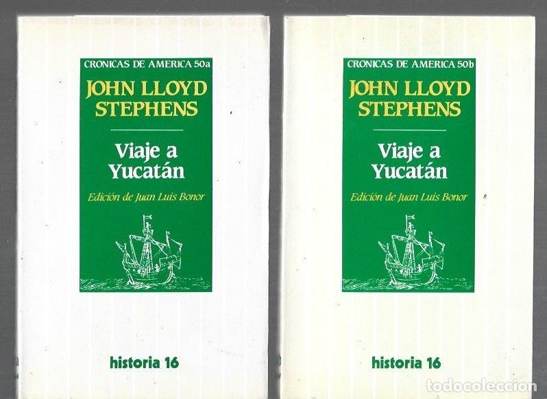 Libros: VIAJE A YUCATAN (2 TOMOS) - STEPHENS, JOHN LLOYD - Foto 1