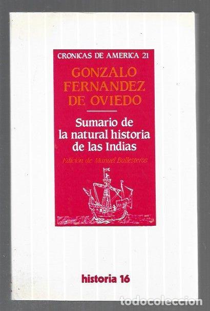 B&uuml;cher: SUMARIO DE LA NATURAL HISTORIA DE LAS INDIAS - FERNANDEZ DE OVIEDO, GONZALO