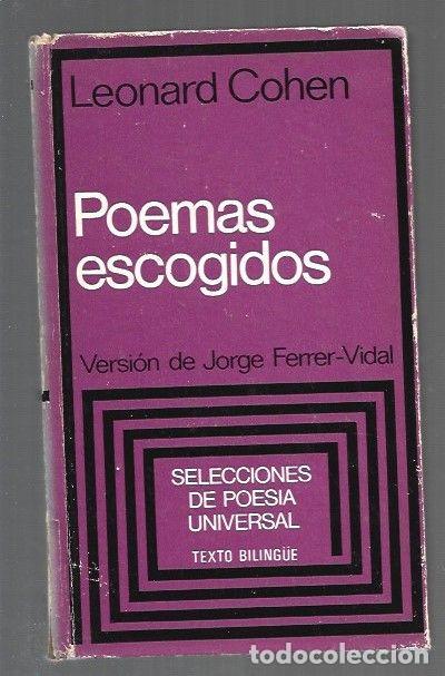 Libros: POEMAS ESCOGIDOS (BILING&Uuml;E) - COHEN, LEONARD - Foto 1