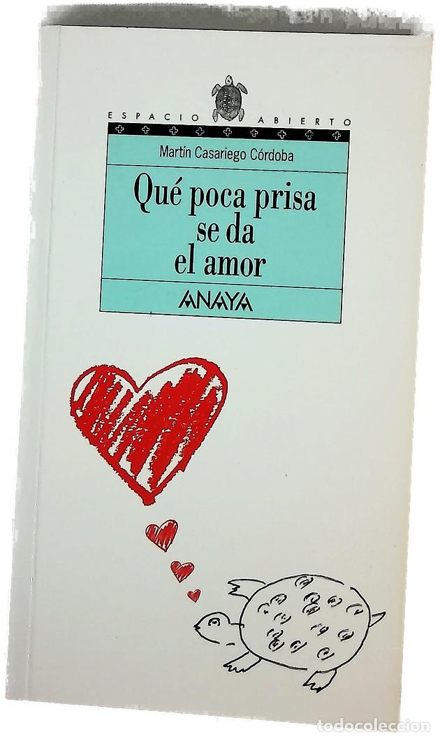 B&uuml;cher: Qu&eacute; poca prisa se da el amor