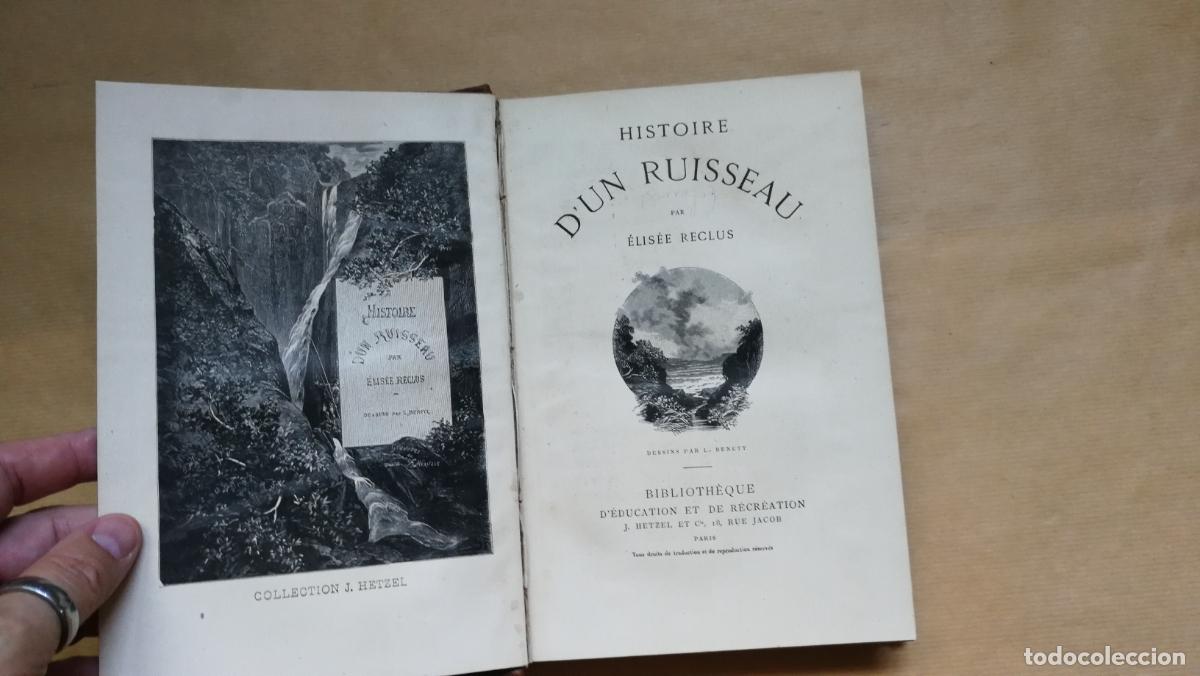 Libros: Histoire d'un Ruisseau - Elisee Reclus