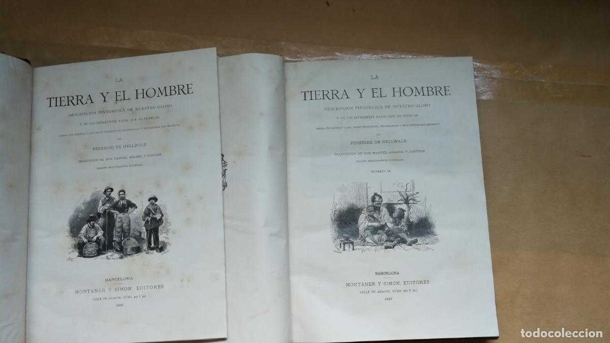 Libros: &rdquo;LA TIERRA Y EL HOMBRE. Descripci&oacute;n pintoresca del globo y de las razas que lo pueblan, hecha con ar