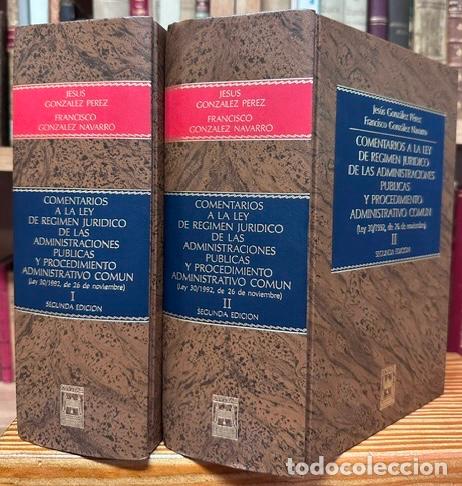 Libros: COMENTARIOS A LA LEY DE REGIMEN JURIDICO DE LAS ADMINISTRACIONES PUBLICAS Y PROCEDIMIENTO ADMIN... -