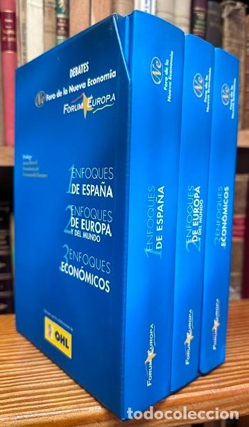 Libros: DEBATES. Foro de la Nueva Econom&iacute;a. FORUM EUROPA. ENFOQUES DE ESPA&Ntilde;A. ENFOQUES DE EUROPA Y DEL...