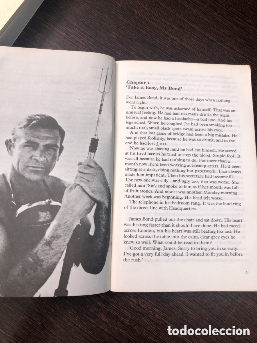 Libros: THUNDERBALL JAMES BOND 007 IAN FLEMING EDITORIAL LONGMAN 1978 - Foto 4