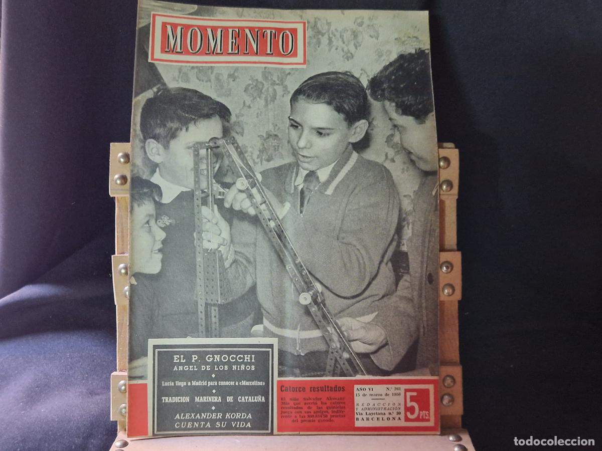 Libros: REVISTA. MOMENTO. EL P. GNOCCHI. ANGEL DE LOS NI&Ntilde;OS. A&Ntilde;O VI