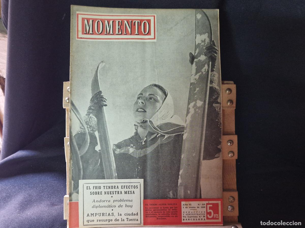 Libri di seconda mano: REVISTA. MOMENTO.EL FRIO TENDRA EFECTOS SOBRE NUESTRAS MESA. A&Ntilde;O VI