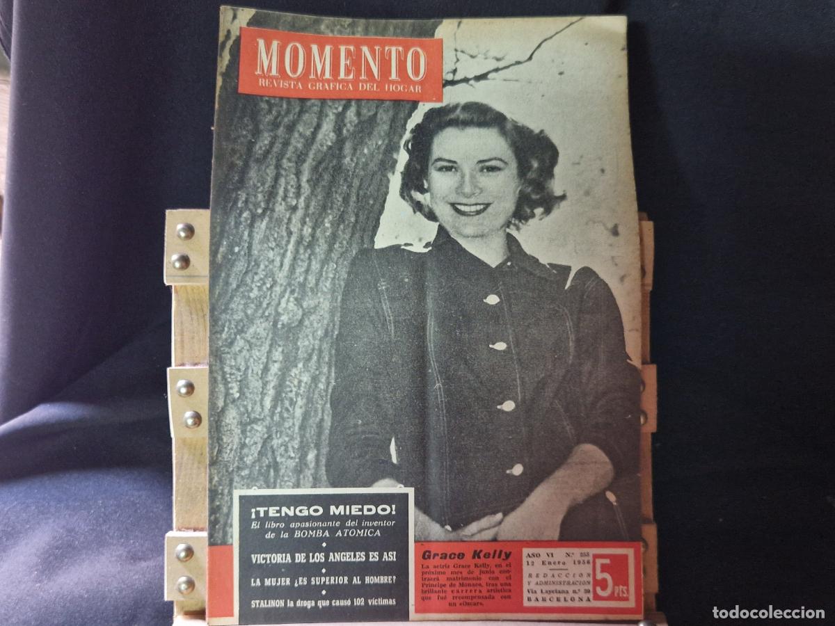 Libros: REVISTA. MOMENTO. TENGO MIEDO. EL LIBRO APASIONANTE DEL INVENTOR DE LA BOMBA ATOMICA.