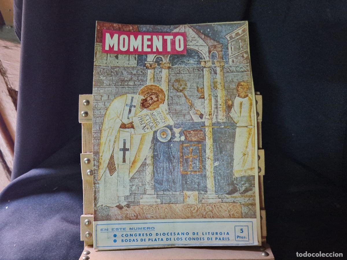 Libros: REVISTA. MOMENTO. CONGRESO DIOCESANO DE LITURGIA. BODAS DE PLATA DE LOS CONDES DE PARIS.