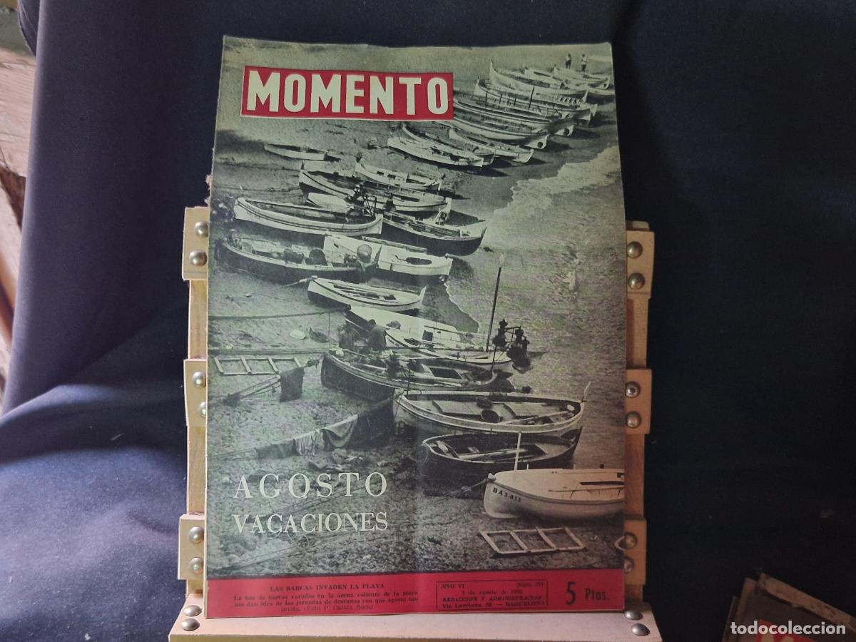 Libros: REVISTA. MOMENTO. AGOSTO VACACIONEES. A&Ntilde;O VI