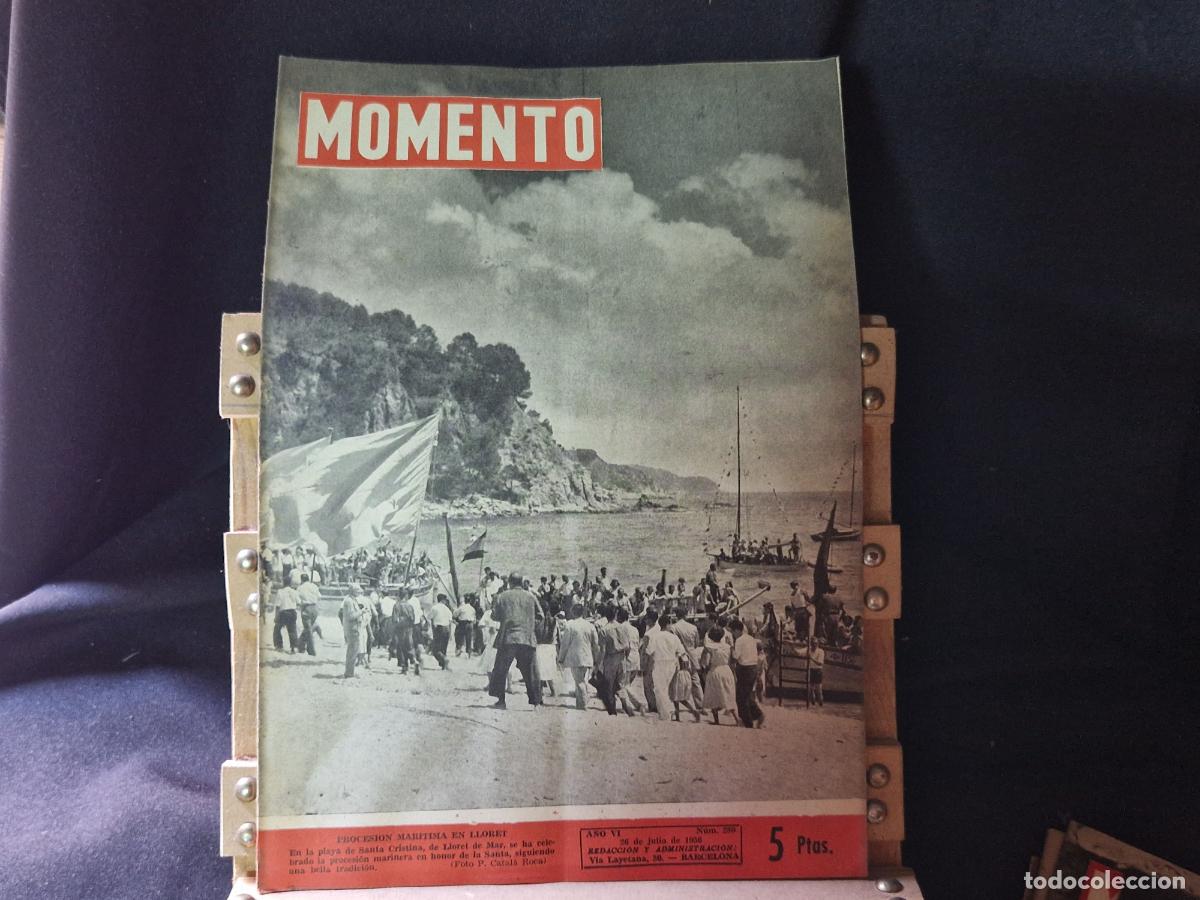 Libros: REVISTA. MOMENTO. PROCESION MARITIMA EN LLORET.