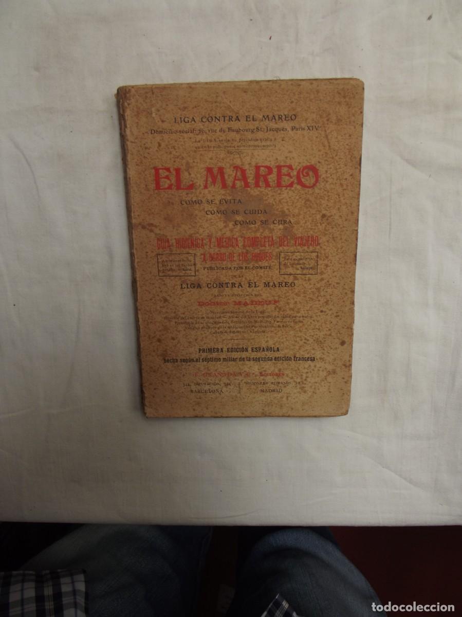 Libros: EL MAREO GUIA HIGIENICA Y MEDICA EN LOS BUQUES PRIMERA EDICION ESPA&Ntilde;OLA