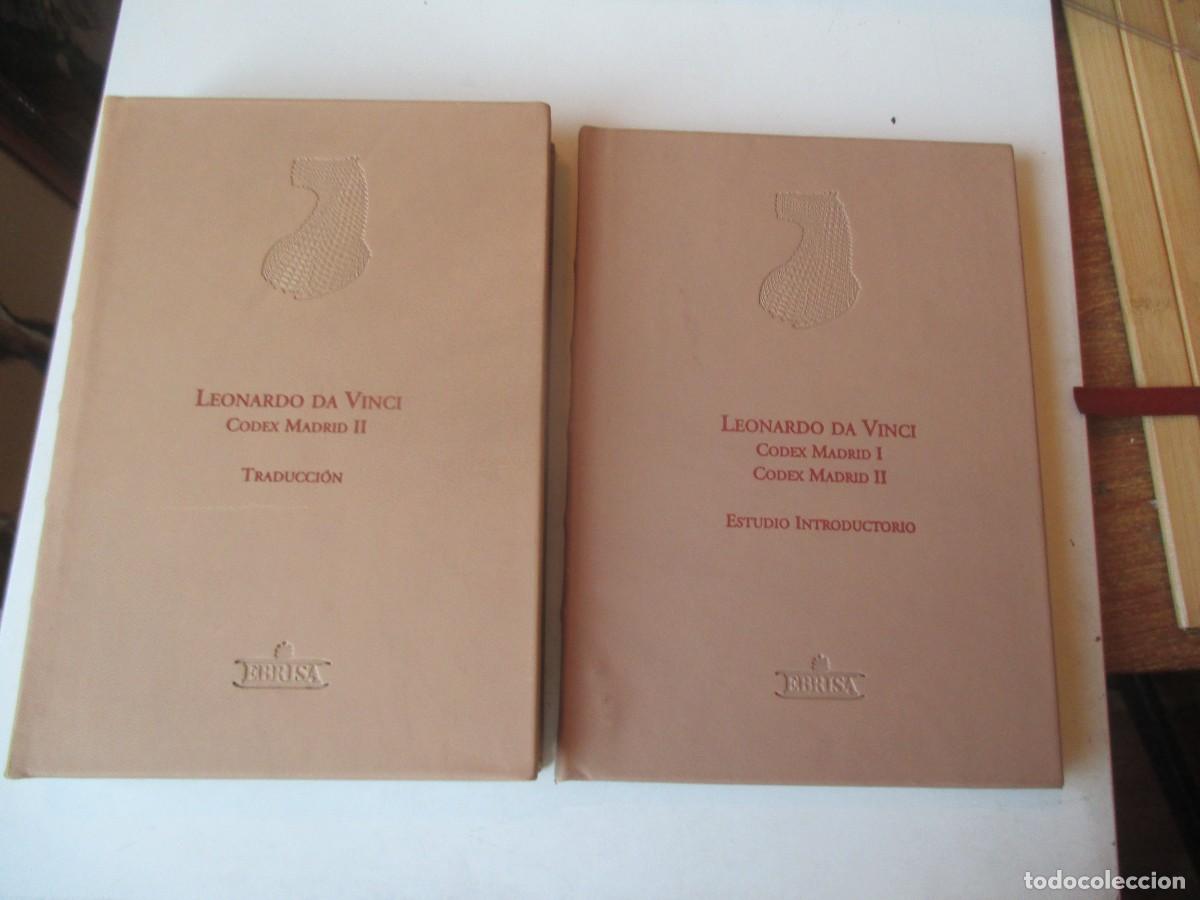 Libros: LEONARDO DA VINCI Codex Madrid I y II (en 5 tomos)(facsimil + estudio) W41302 - Foto 3