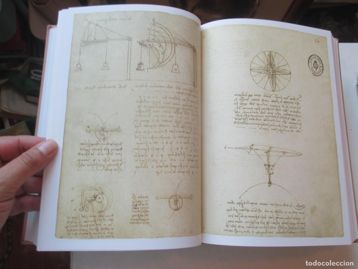 Libros: LEONARDO DA VINCI Codex Madrid I y II (en 5 tomos)(facsimil + estudio) W41302 - Foto 7
