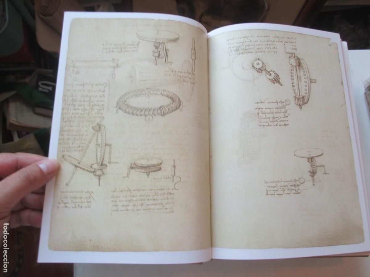 Libros: LEONARDO DA VINCI Codex Madrid I y II (en 5 tomos)(facsimil + estudio) W41302 - Foto 9